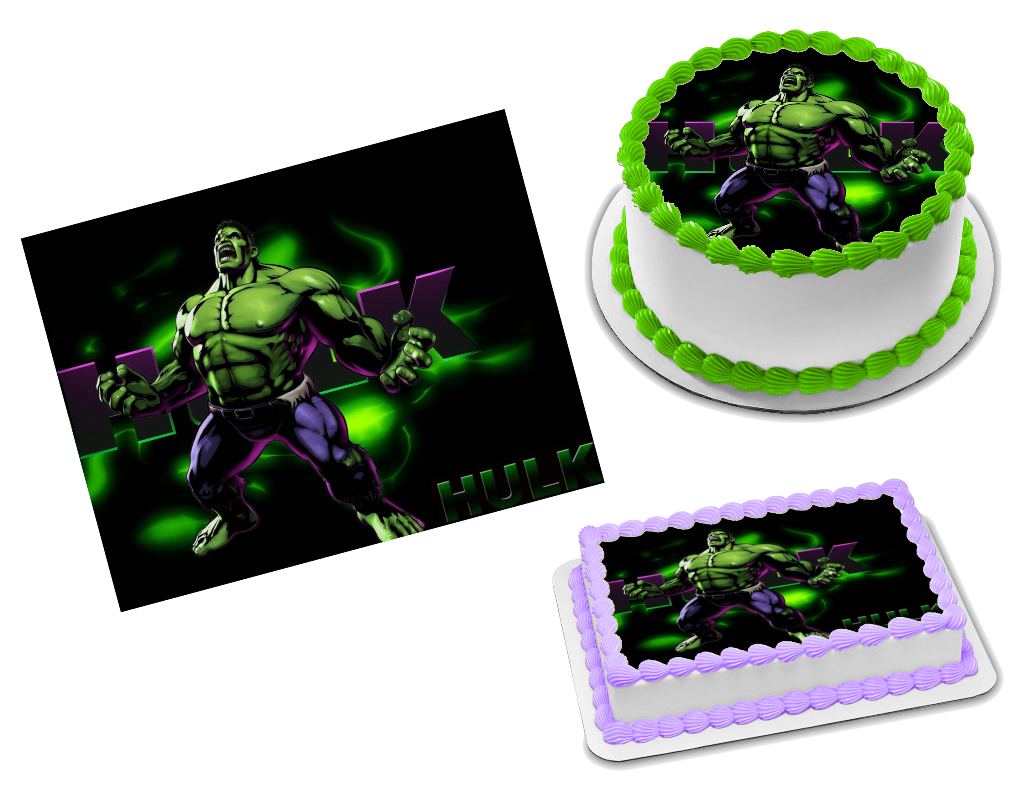 Buy Cake Toppers Super Hero Avengers INCREDIBLE HULK Birthday Cake Topper  Set with Figure and Decorative Accessories Online at Low Prices in India -  Amazon.in