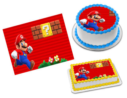 Super Mario Brothers Edible Image Frosting Sheet #17 (70+ sizes)