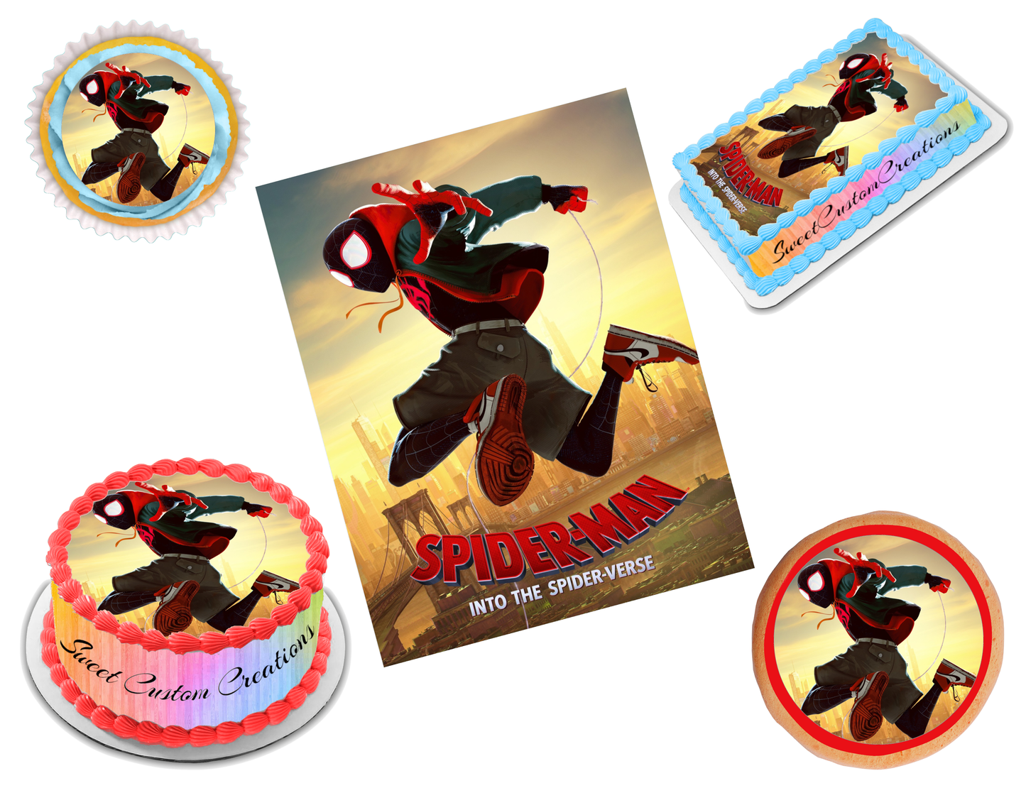 Miles Morales Edible Image Frosting Sheet #17 (70+ sizes)