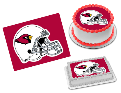 Arizona Cardinals Edible Image Frosting Sheet #18 Topper (70+ sizes)