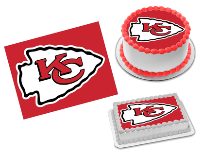 Kansas City Chiefs Edible Image Frosting Sheet #18 (70+ sizes)