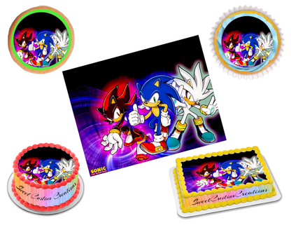 Sonic Edible Image Frosting Sheet #18 (70+ sizes)