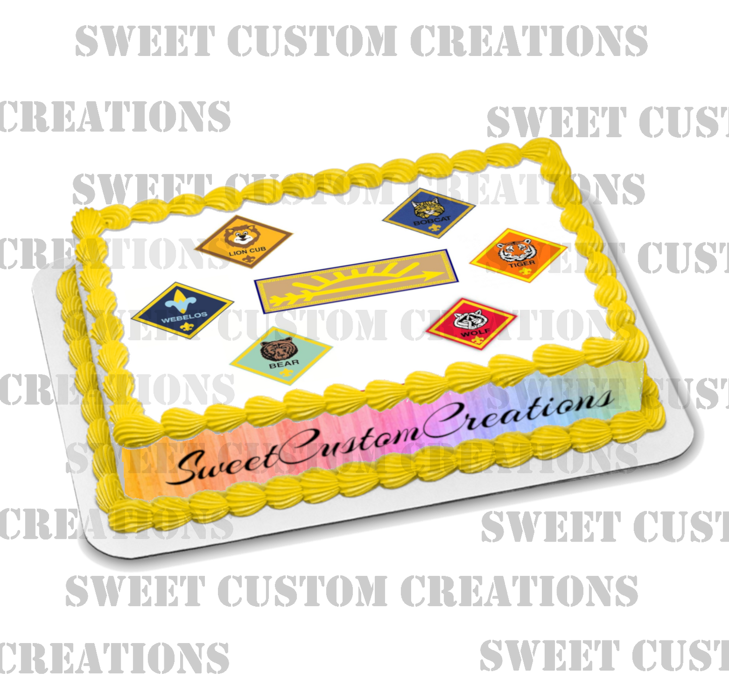 Cub Scouts Edible Image Frosting Sheet #19 Topper (70+ sizes)