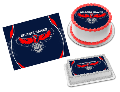 Atlanta Hawks Edible Image Frosting Sheet #19 Topper (70+ sizes)