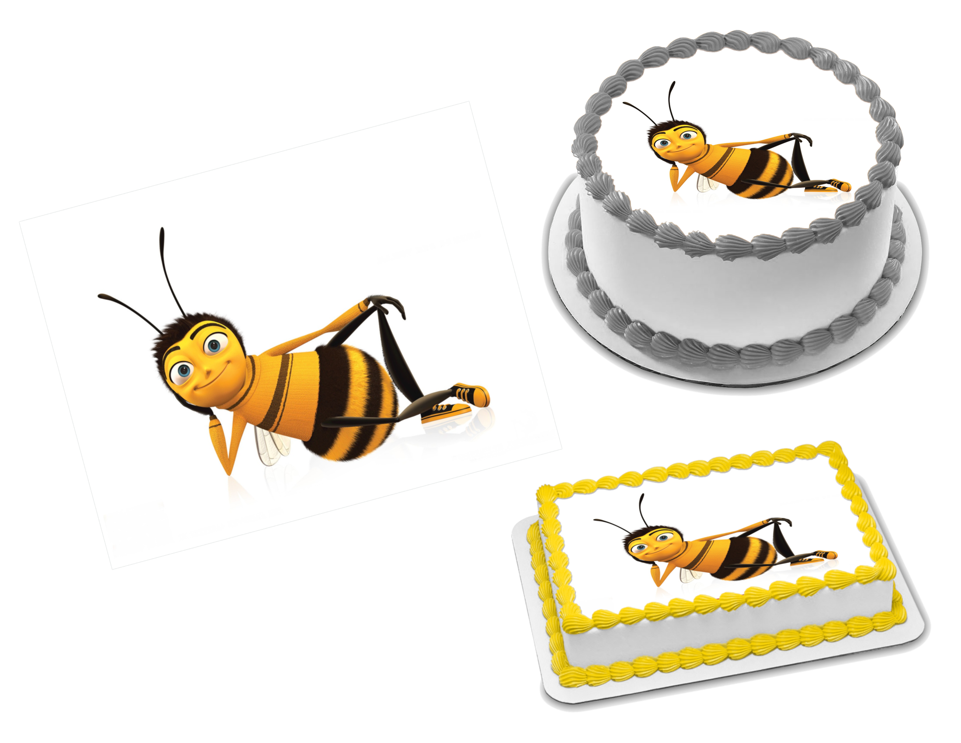 Bee Movie Edible Image Frosting Sheet #19 Topper (70+ sizes)