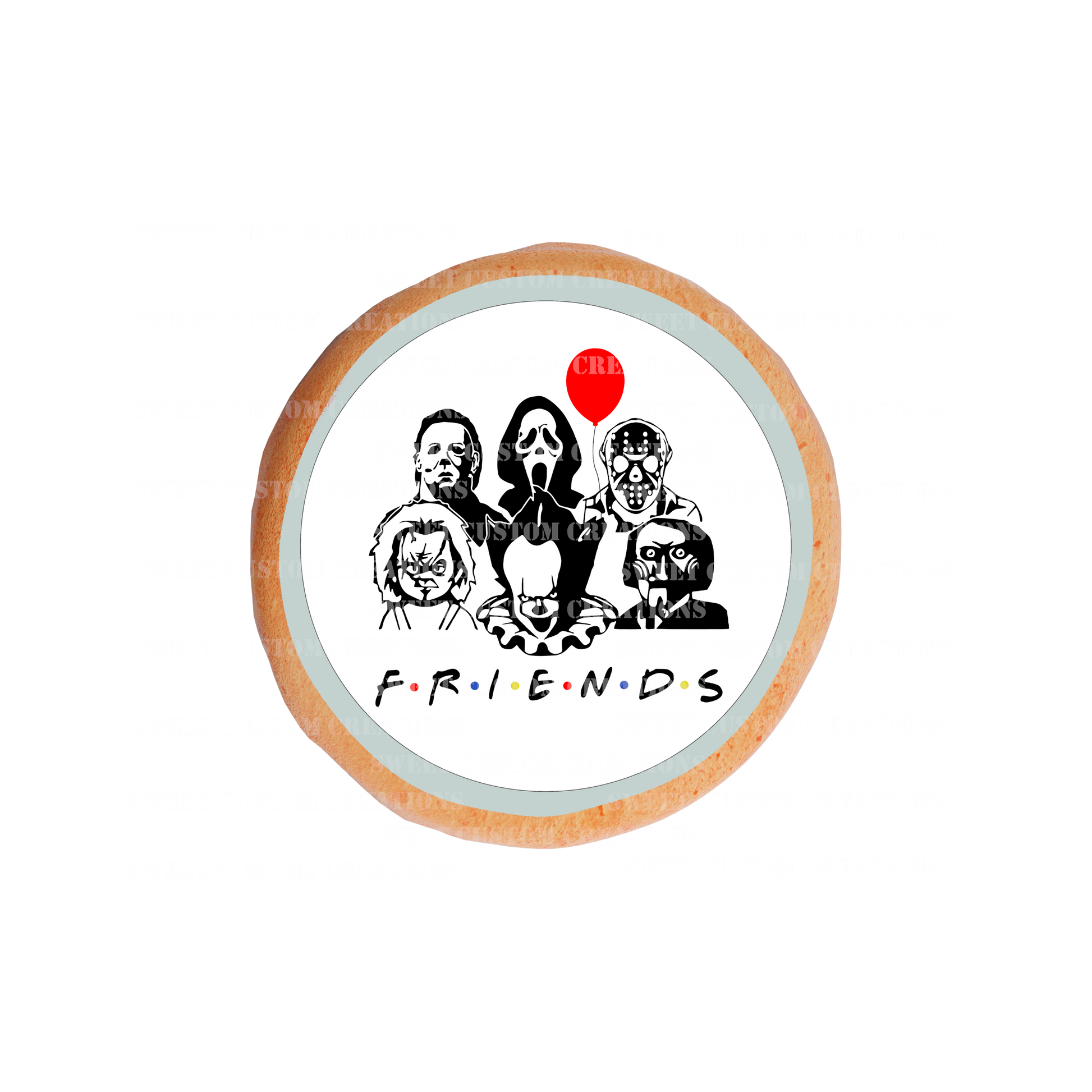 Horror Movie Friends Edible Image Frosting Sheet #1 (70+ sizes)