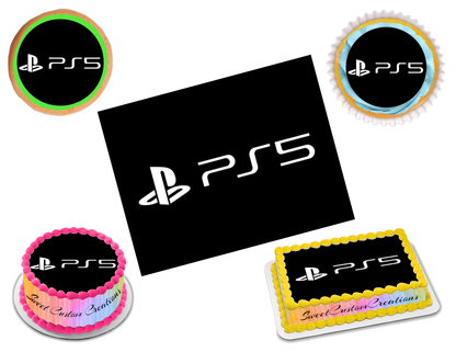 Playstation PS5 Edible Image Frosting Sheet #1 (70+ sizes)