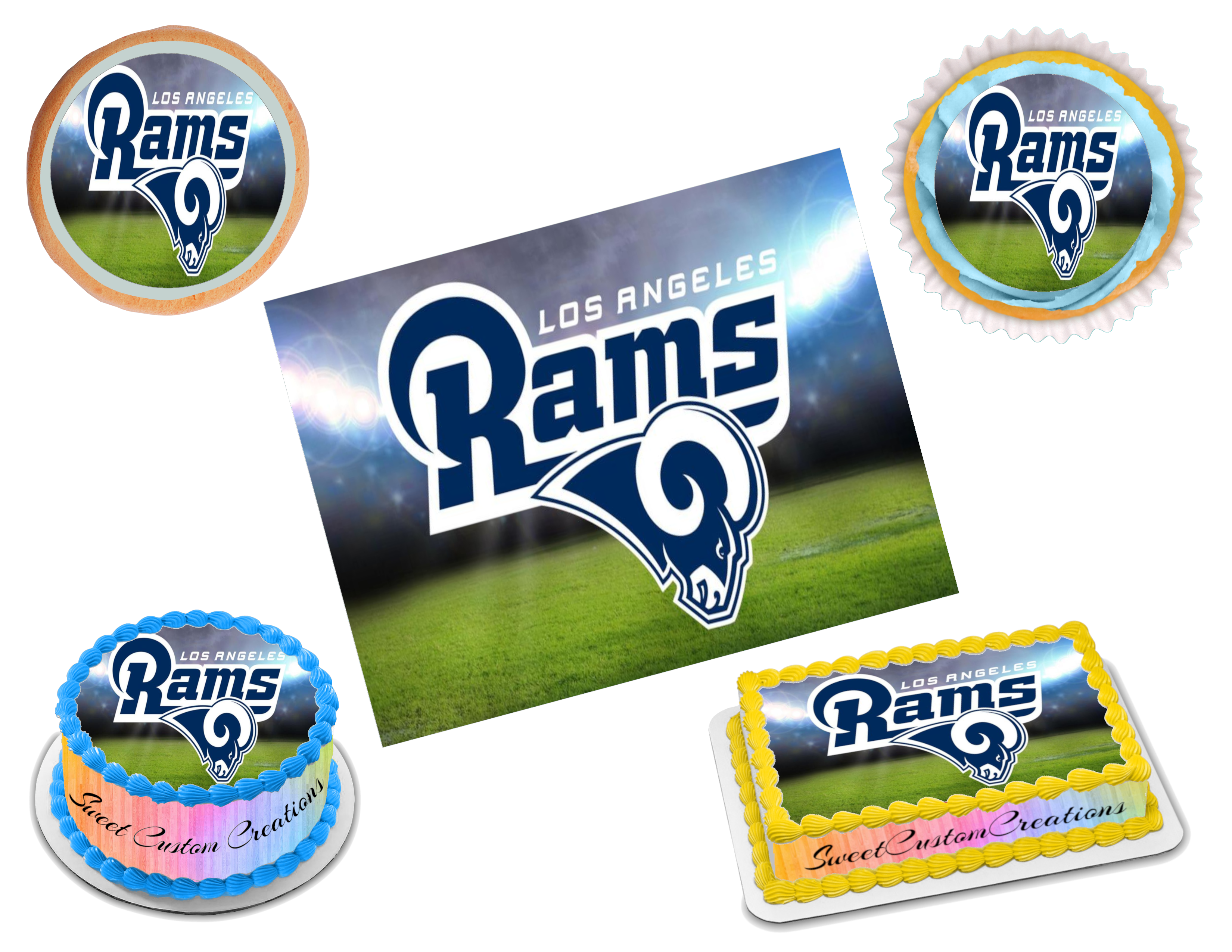Merchandise Your Bakery with Los Angeles Rams