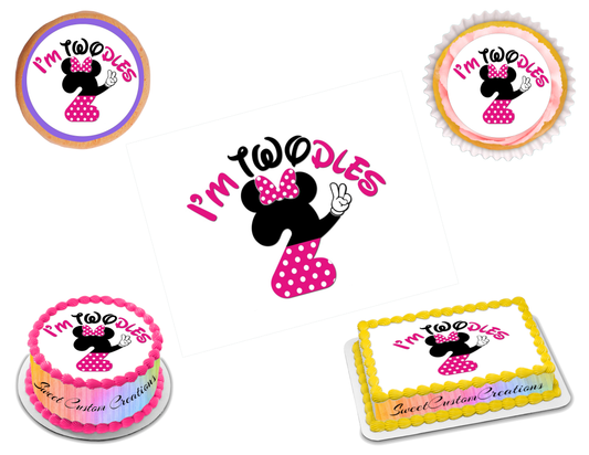Oh Twodles Edible Image Frosting Sheet #1 (70+ sizes)