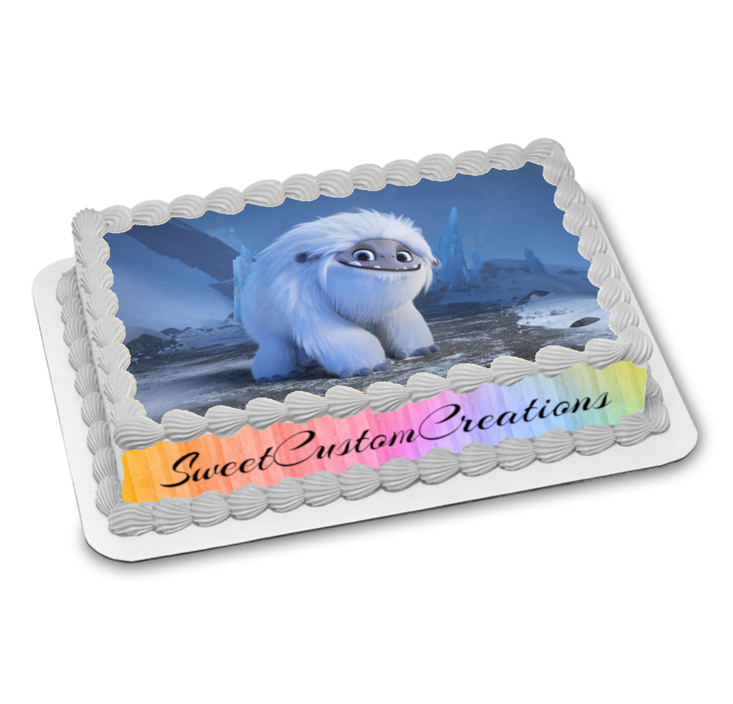 Abominable Edible Image Frosting Sheet #1 Topper (70+ sizes)
