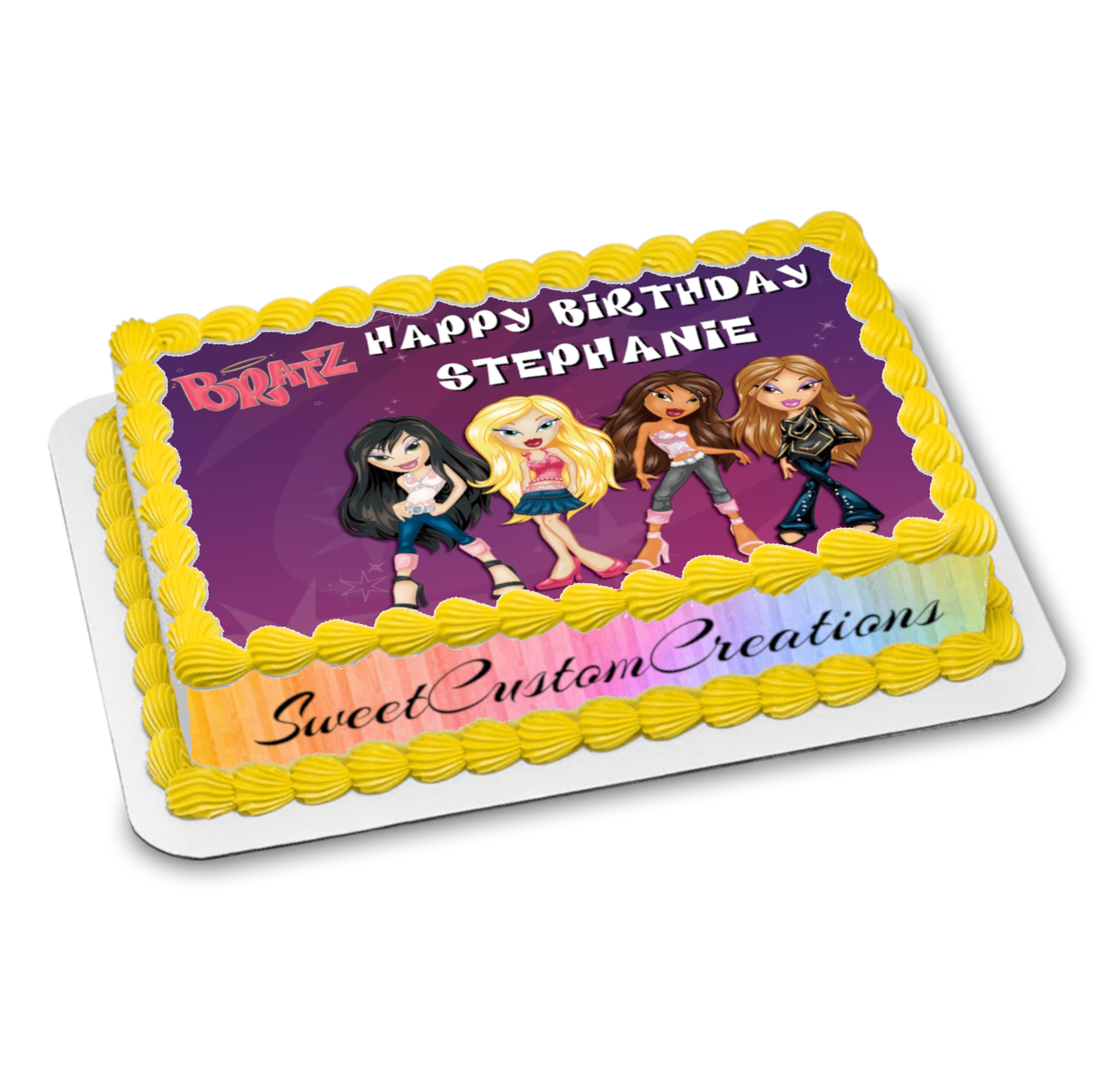 Bratz Edible Image Frosting Sheet #1 Topper (70+ sizes)