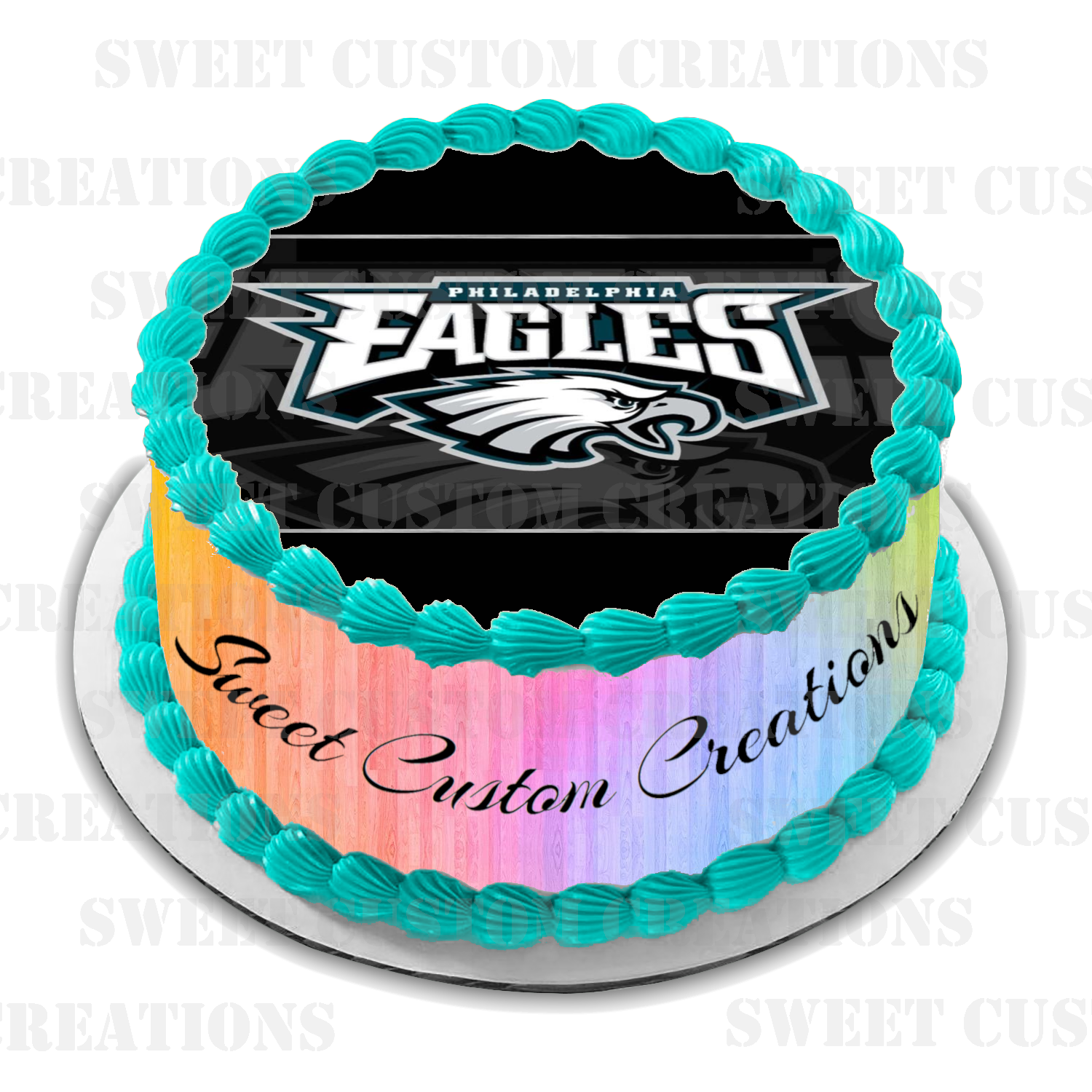 Eagles Grooms Cake - CakeCentral.com