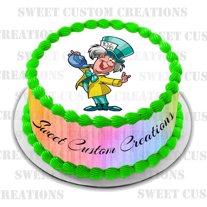 Mad Hatter Edible Image Frosting Sheet #2 (70+ sizes)