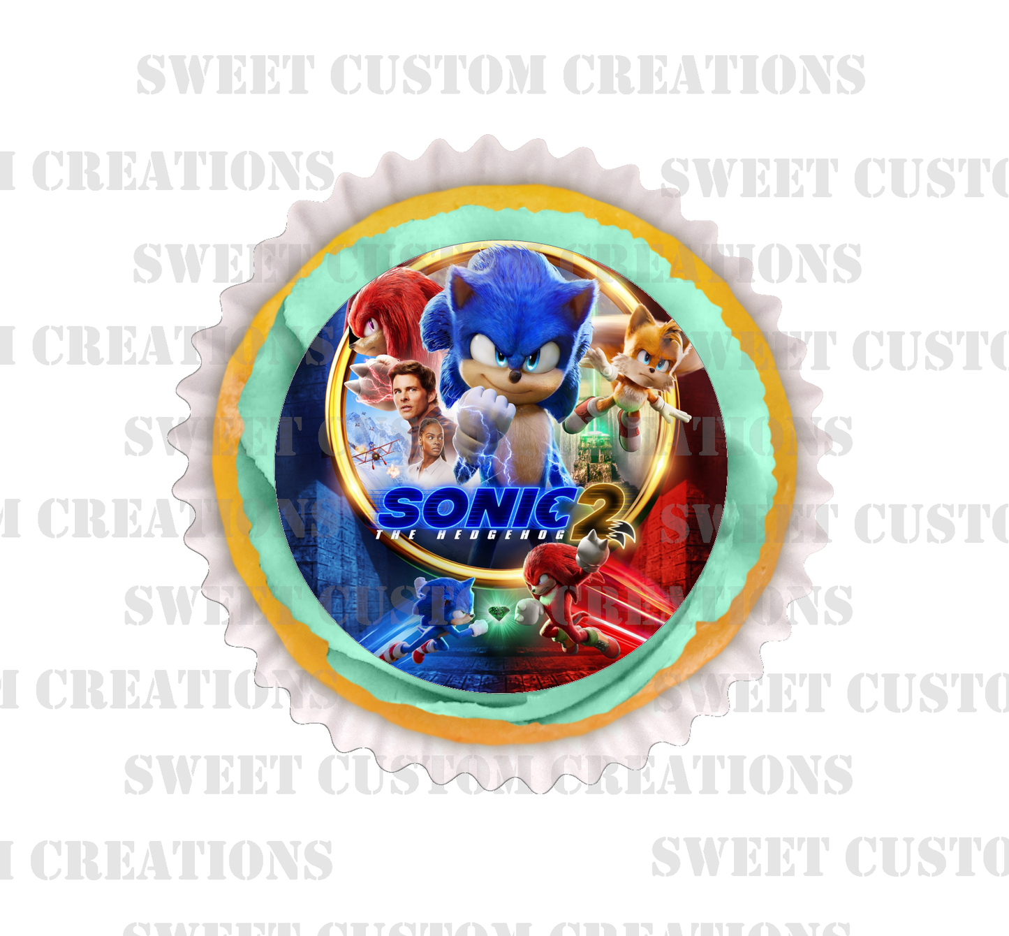 Sonic the Hedgehog Edible Image Frosting Sheet #2 (70+ sizes)