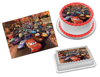 Cars Edible Image Frosting Sheet #2 Topper (70+ sizes)