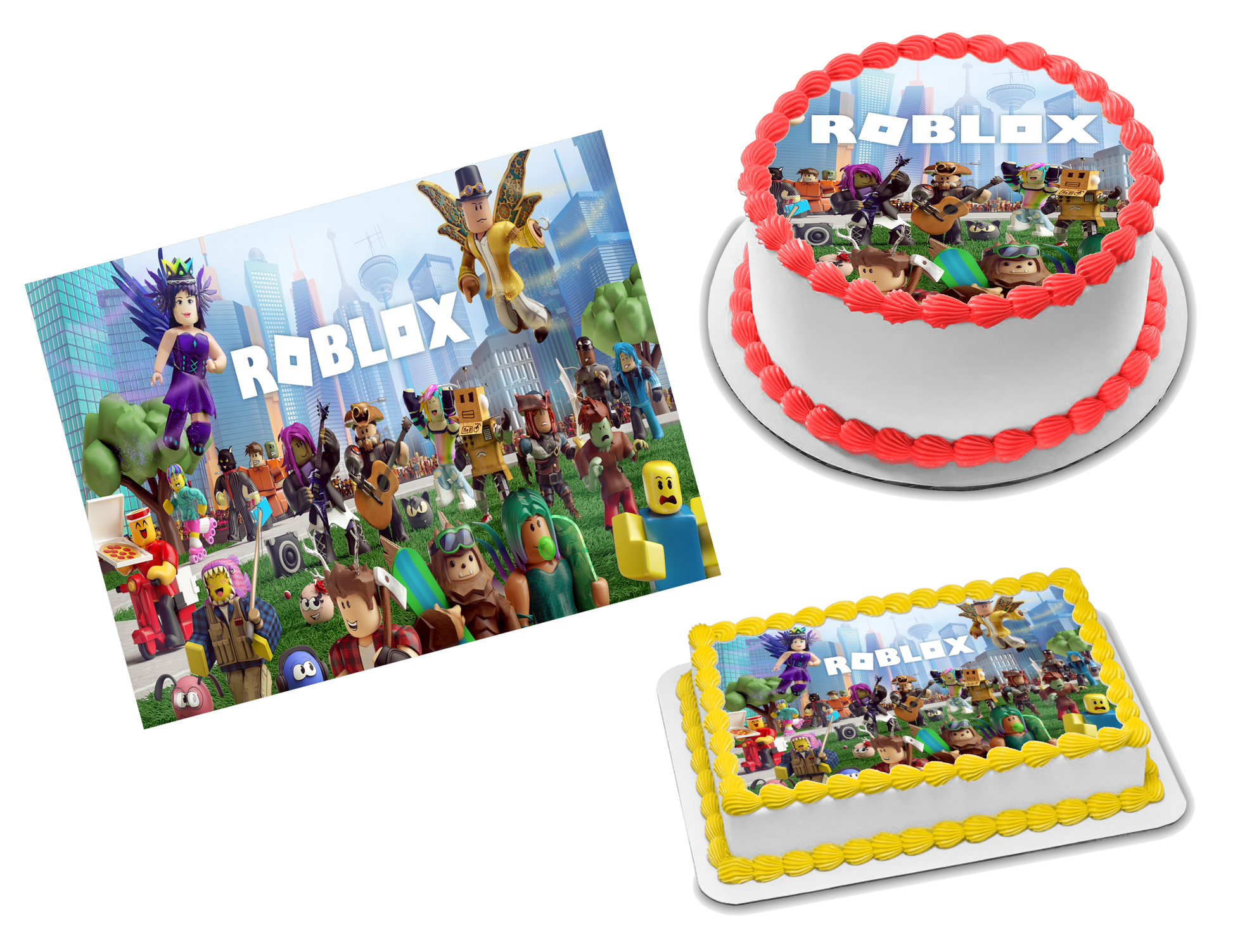 Roblox Edible Image Frosting Sheet #2 (70+ sizes)