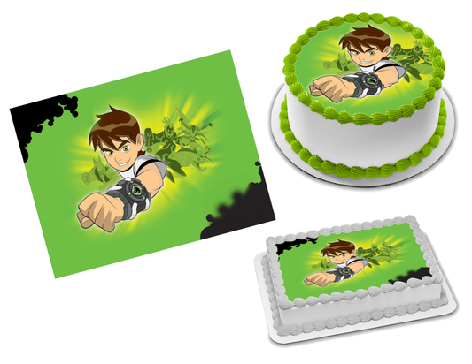 Ben 10 Edible Image Frosting Sheet #2 Topper (70+ sizes)