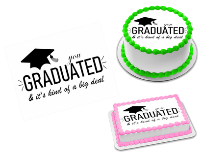 Graduation Edible Image Frosting Sheet #2 (70+ sizes)