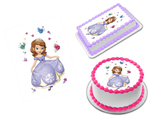 Sofia the First Edible Image Frosting Sheet #2 (70+ sizes)