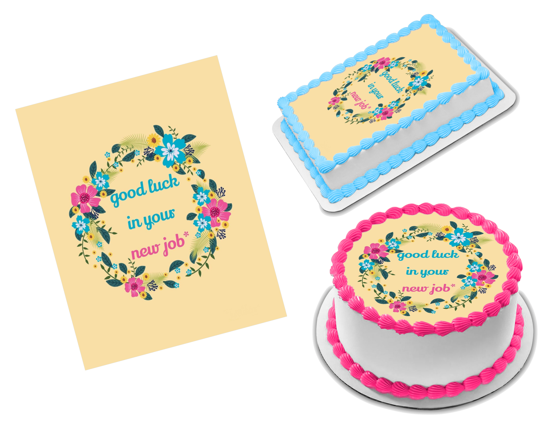 New Job Edible Image Frosting Sheet #2 (70+ sizes)