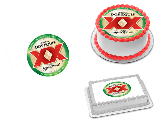 Dos Equis Edible Image Frosting Sheet #2 Topper (70+ sizes)