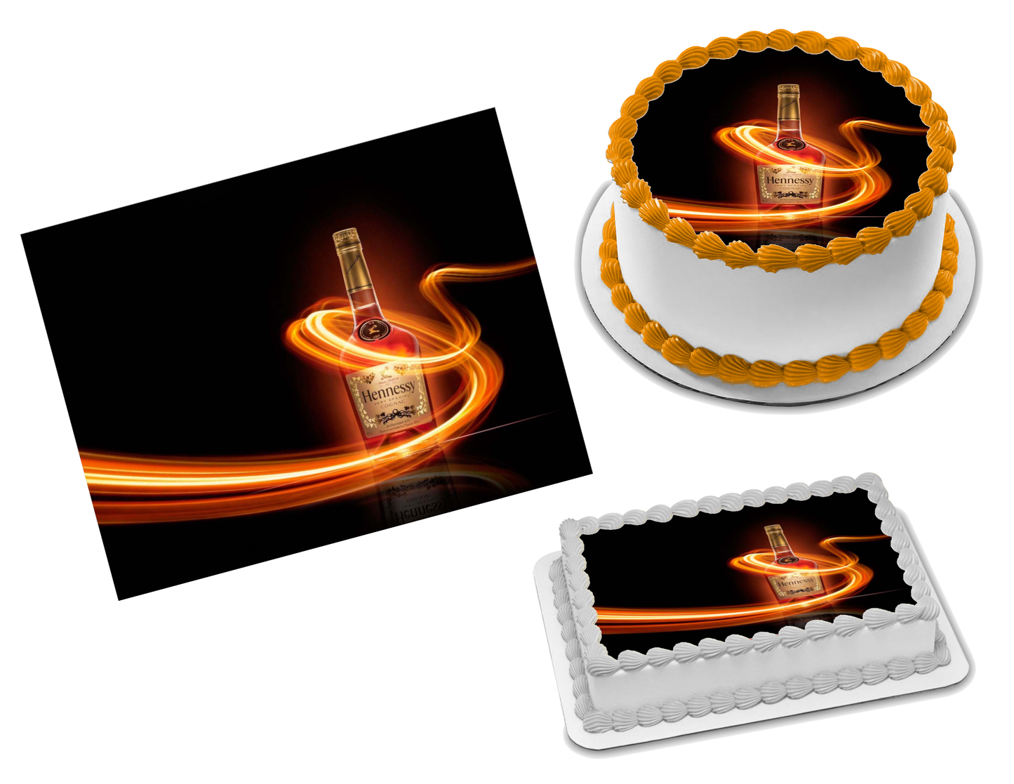 Hennessy Edible Image Frosting Sheet #2 (70+ sizes)