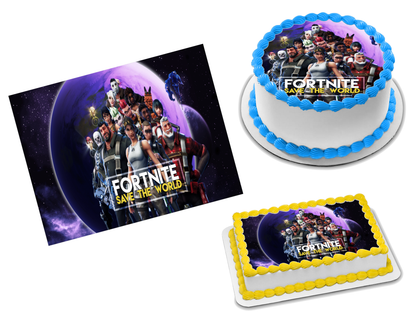 Fortnite Edible Image Frosting Sheet #2 Topper (70+ sizes)