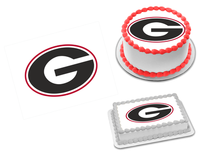 Georgia Bulldogs Edible Image Frosting Sheet #2 (70+ sizes)