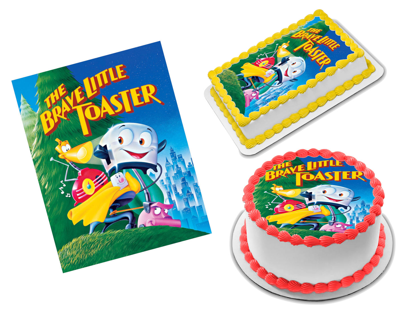 The Brave Little Toaster Edible Image Frosting Sheet #2 (70+ sizes)