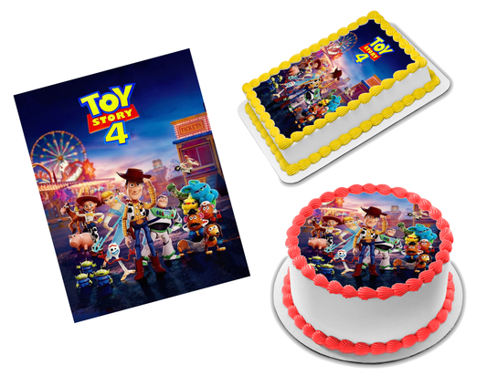 Toy Story 4 Edible Image Frosting Sheet #2 (70+ sizes)