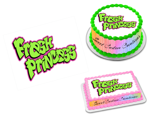 Fresh Princess Edible Image Frosting Sheet #2 Topper (70+ sizes)