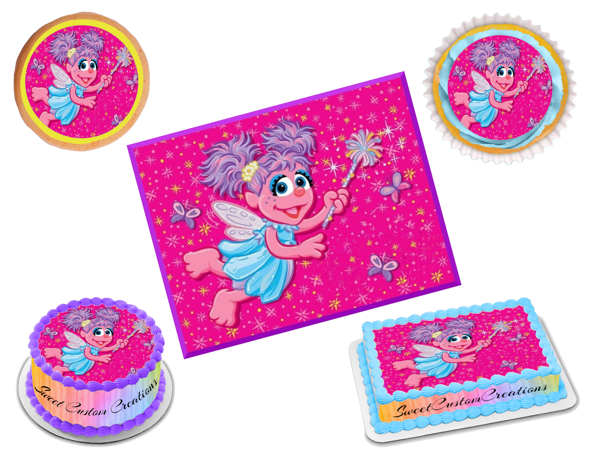 Abby Cadabby Edible Image Frosting Sheet #2 Topper (70+ sizes)