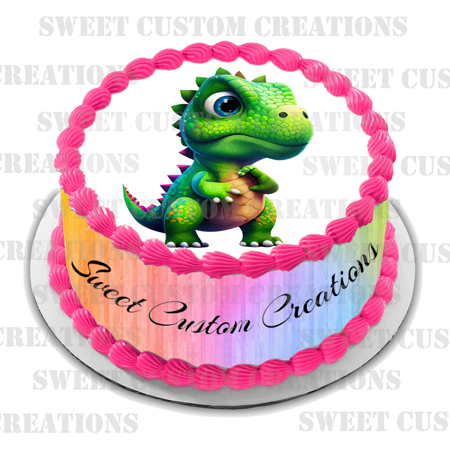 Dinosaur Edible Image Frosting Sheet #20 Topper (70+ sizes)