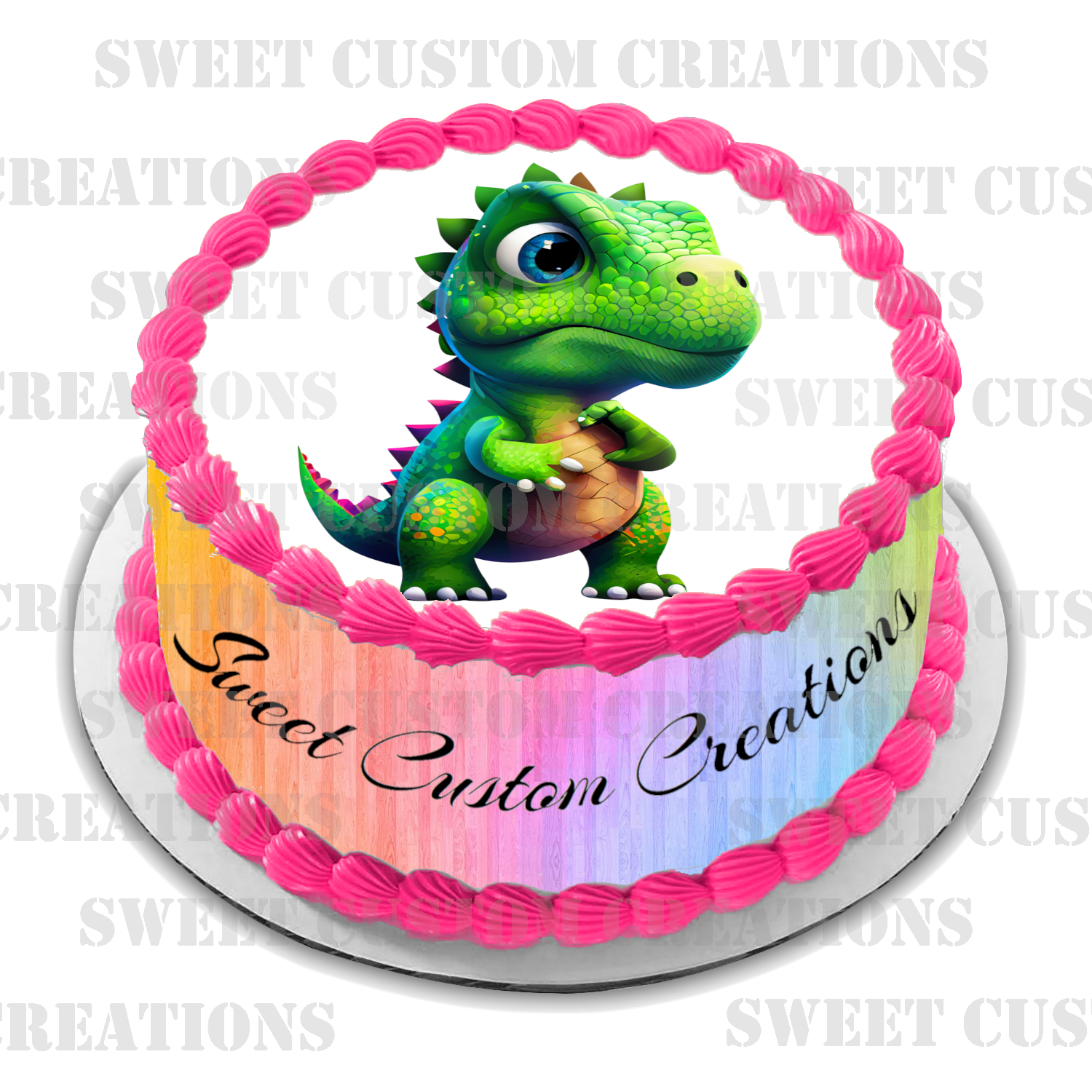 Dinosaur Edible Image Frosting Sheet #20 Topper (70+ sizes)