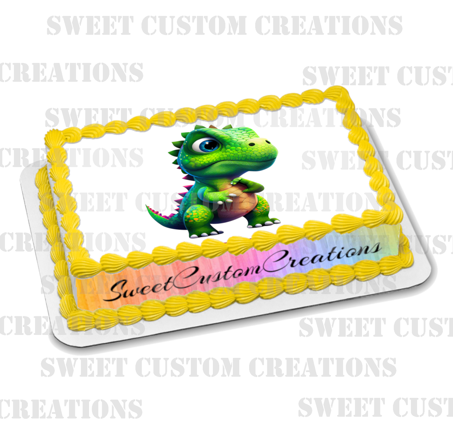 Dinosaur Edible Image Frosting Sheet #20 Topper (70+ sizes)