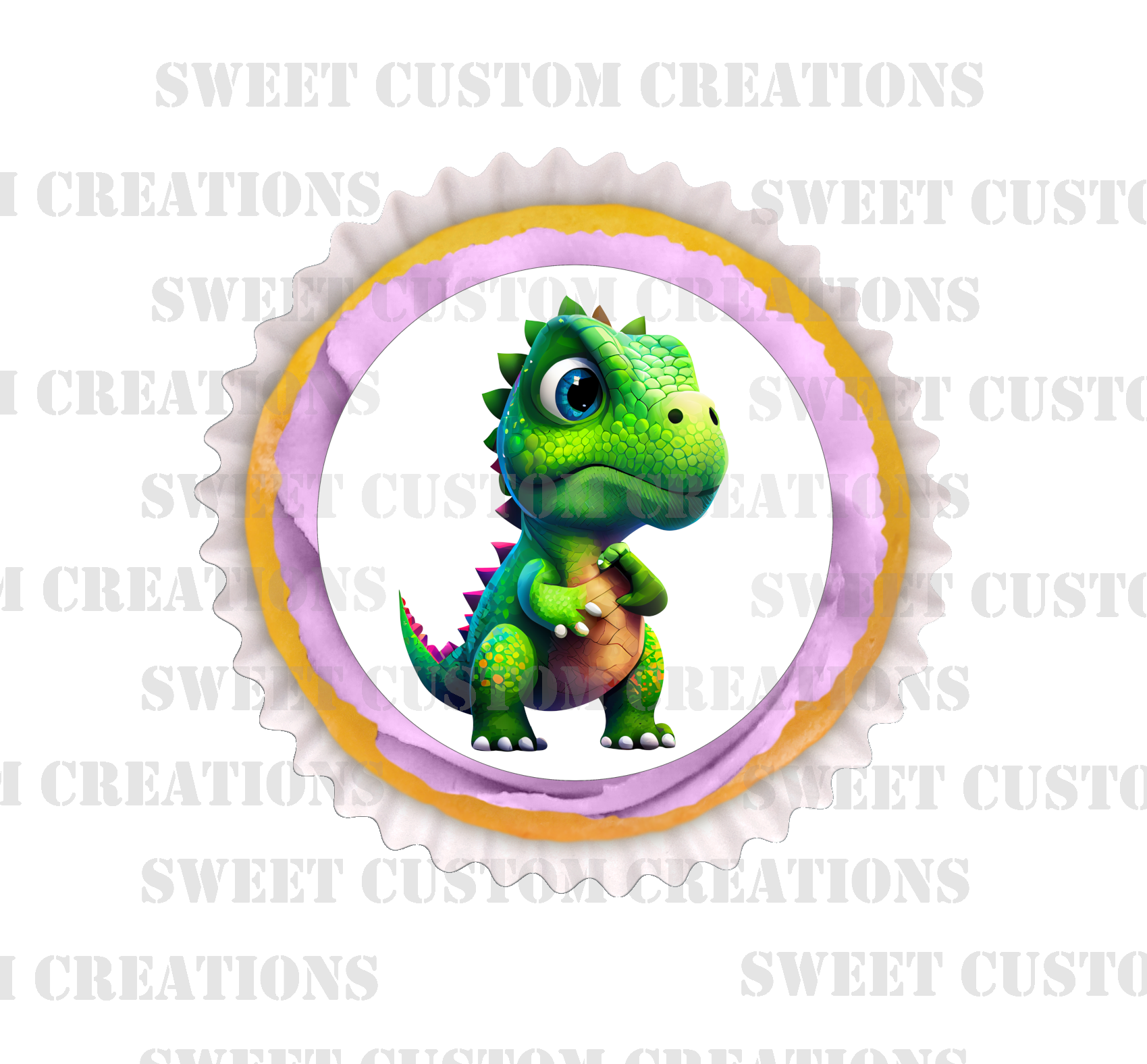 Dinosaur Edible Image Frosting Sheet #20 Topper (70+ sizes)