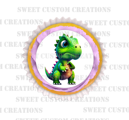 Dinosaur Edible Image Frosting Sheet #20 Topper (70+ sizes)