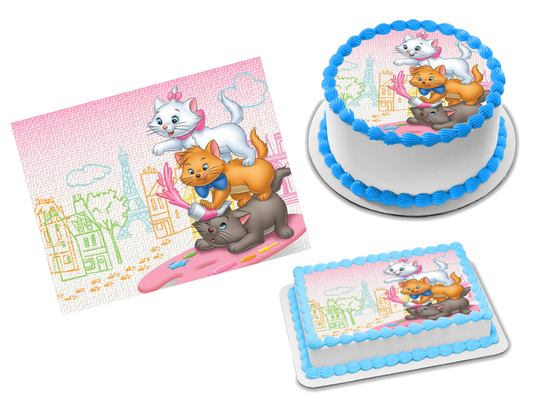 Aristocats Edible Image Frosting Sheet #20 Topper (70+ sizes)