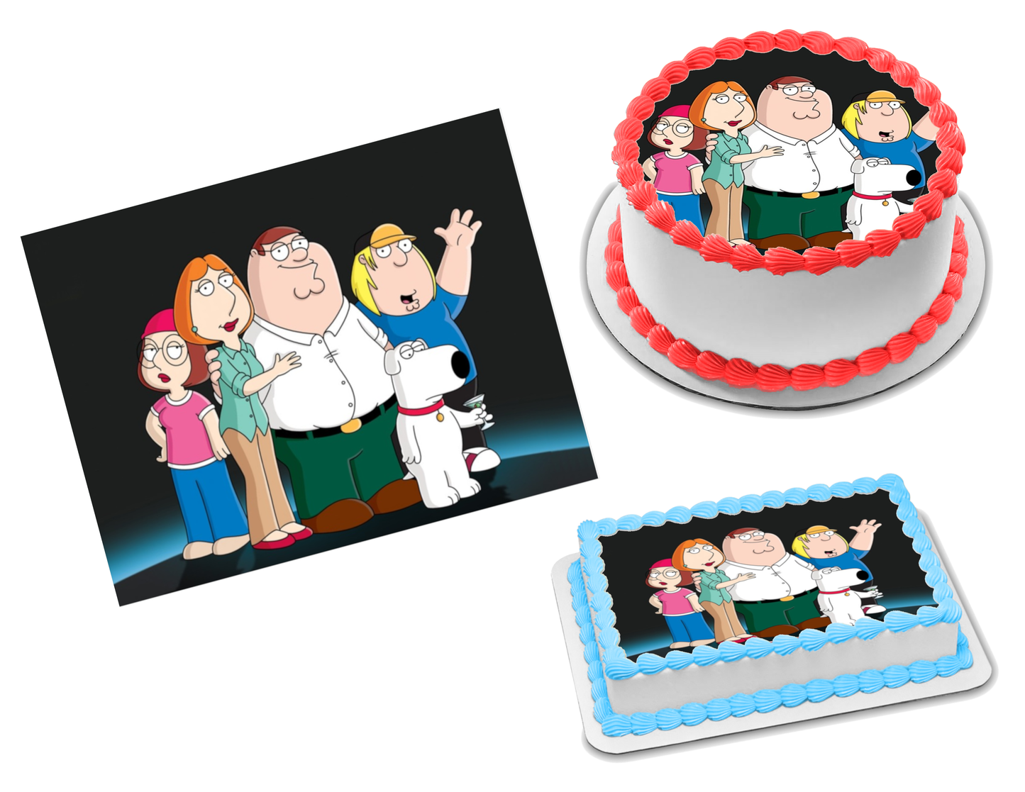 Family Guy Edible Image Frosting Sheet #20 Topper (70+ sizes)