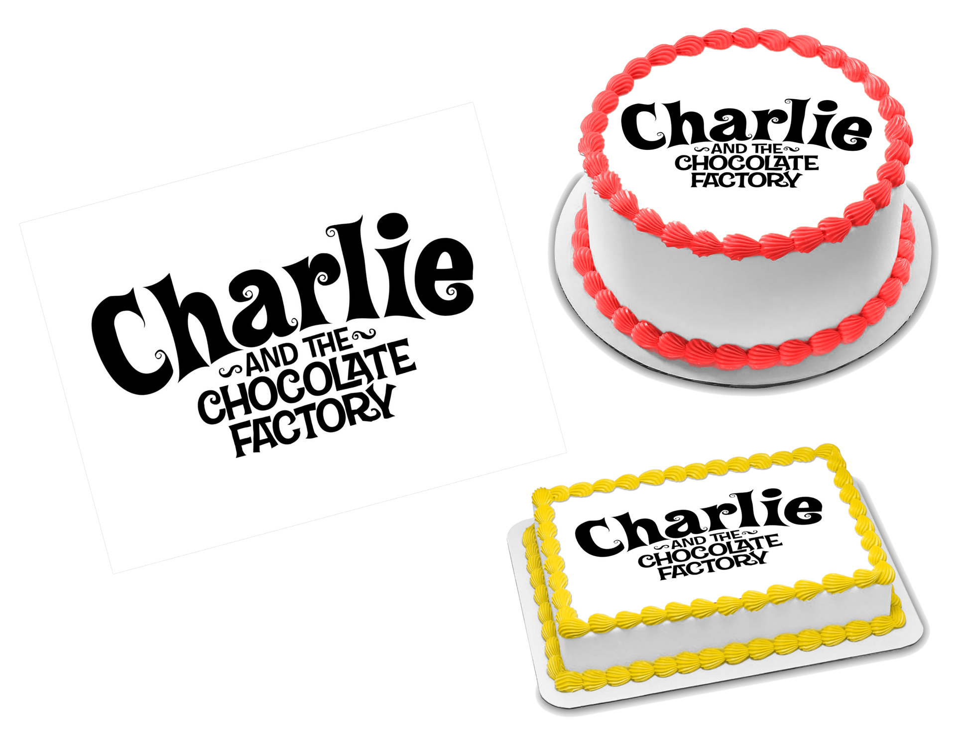 Charlie and the Chocolate Factory Edible Image Frosting Sheet #20 Topper (70+ sizes)