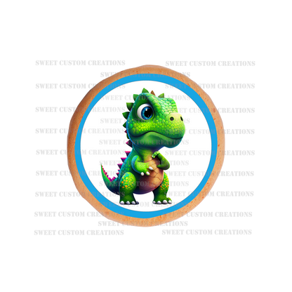 Dinosaur Edible Image Frosting Sheet #20 Topper (70+ sizes)