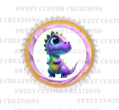 Dinosaur Edible Image Frosting Sheet #21 Topper (70+ sizes)