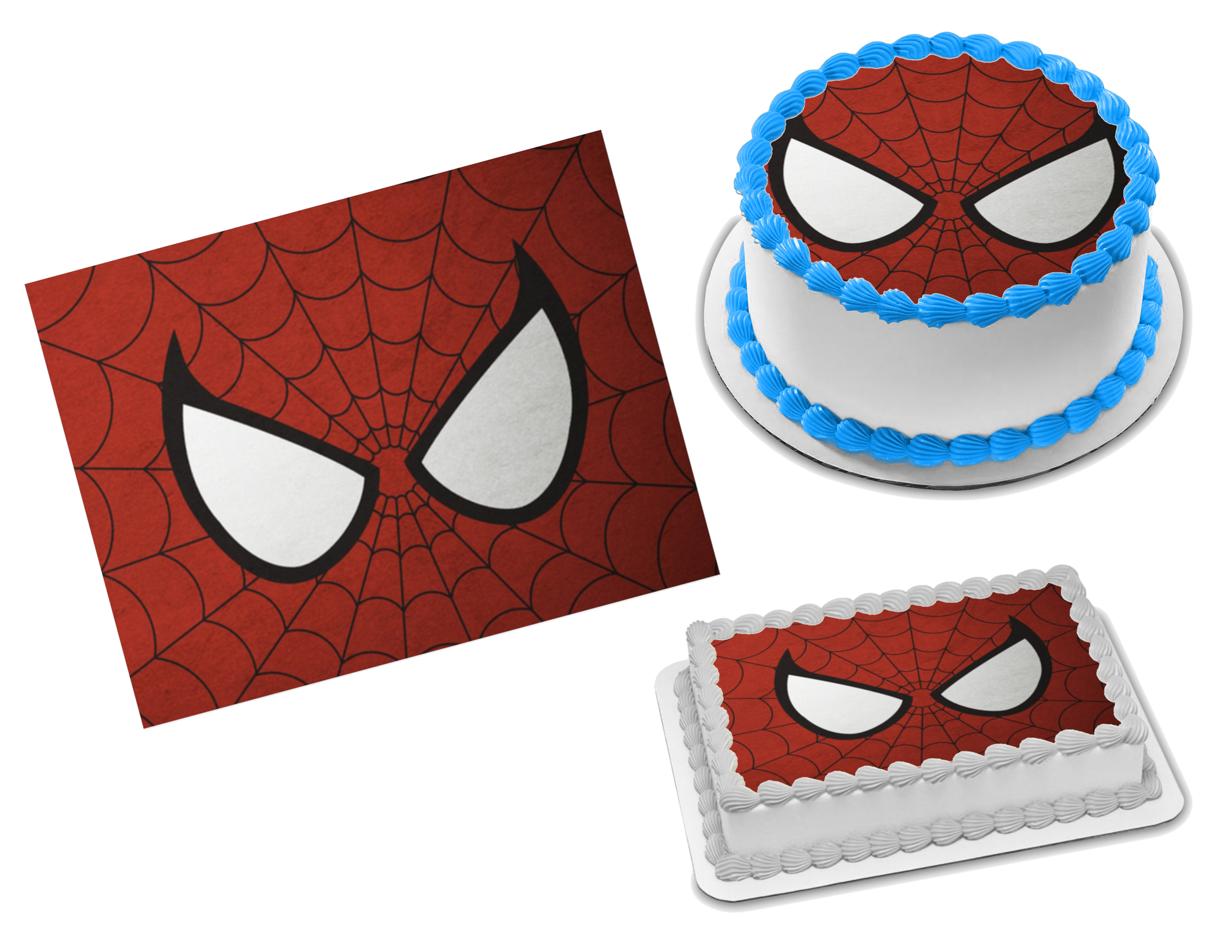 Spiderman Edible Image Frosting Sheet #21 (70+ sizes)