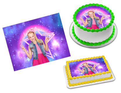 JoJo Siwa Edible Image Frosting Sheet #21 (70+ sizes)