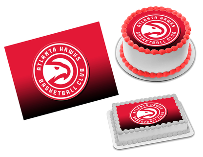 Atlanta Hawks Edible Image Frosting Sheet #22 Topper (70+ sizes)