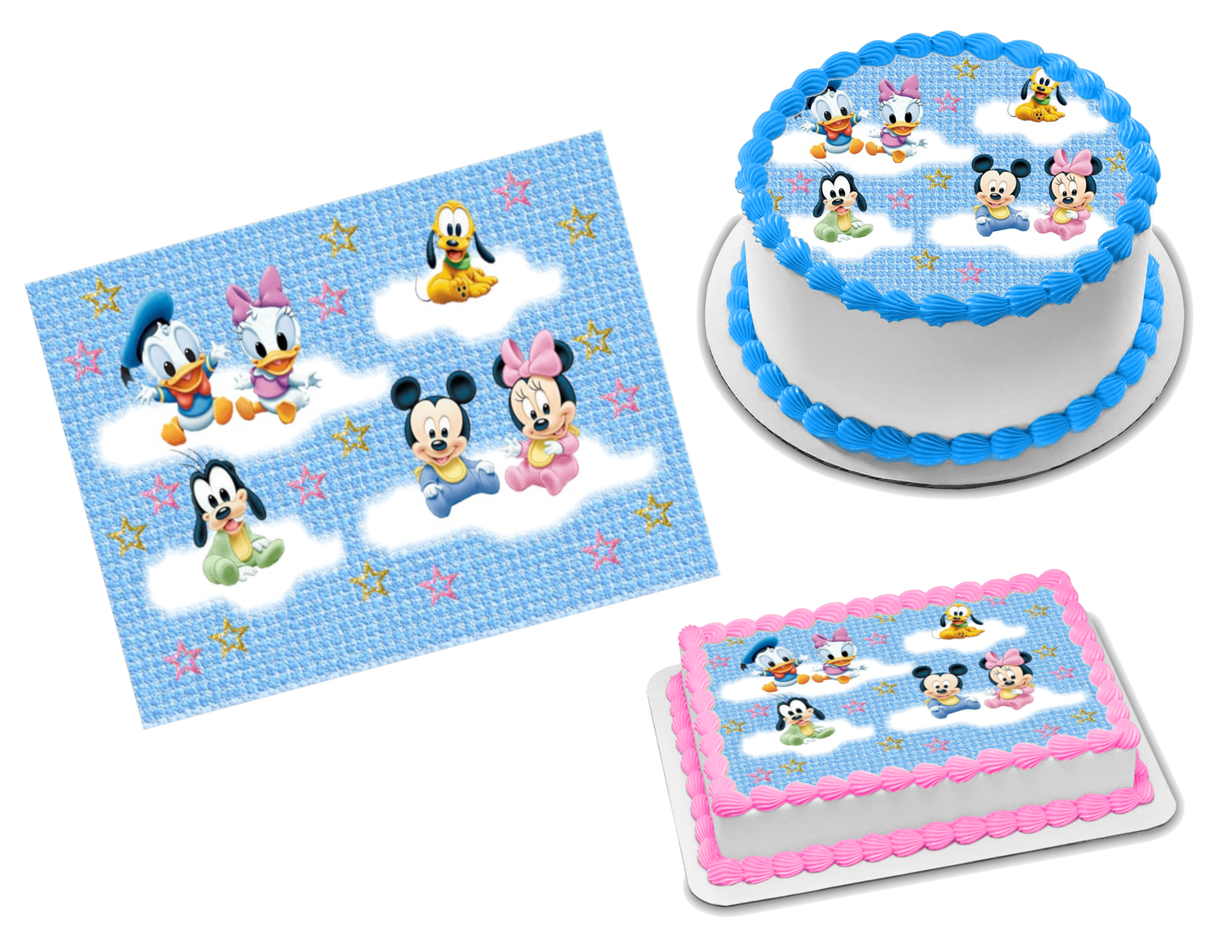 Disney Baby Edible Image Frosting Sheet #23 Topper (70+ sizes)