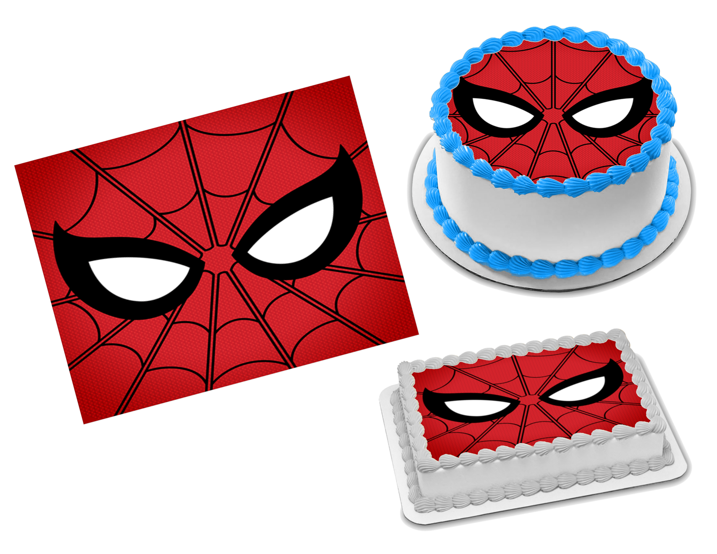 Spiderman Edible Image Frosting Sheet #23 (70+ sizes)