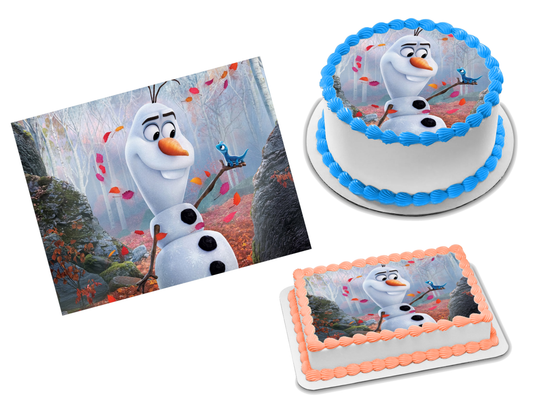 Frozen 2 Olaf Edible Image Frosting Sheet #24 Topper (70+ sizes)