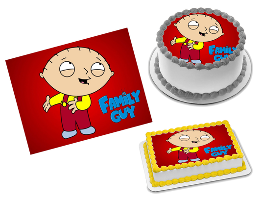 Family Guy Stewie Edible Image Frosting Sheet #24 (70+ sizes)