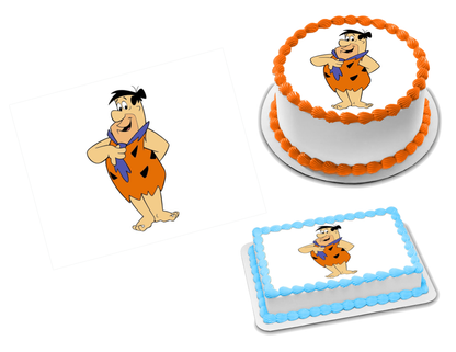 Flintstones Fred Edible Image Frosting Sheet #24 Topper (70+ sizes)